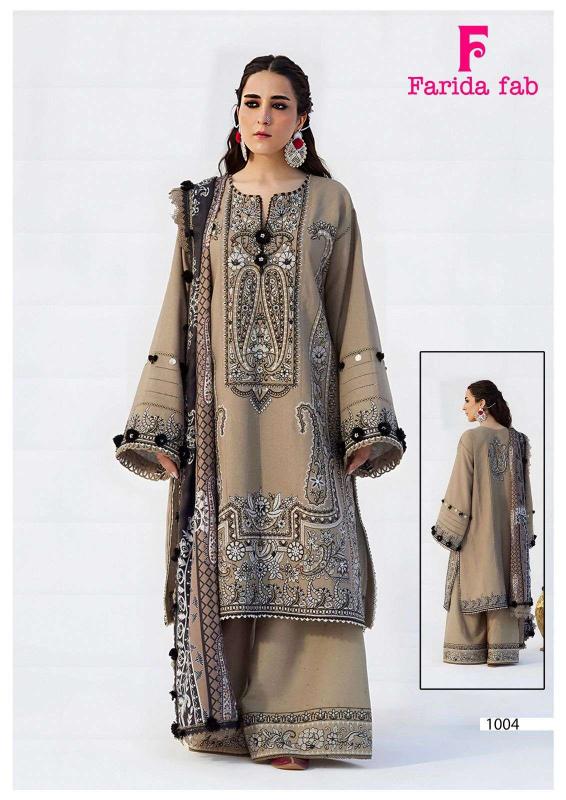 Farida fab parian dream vol- 22 cotton printed salwar suits wholesale
